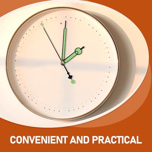 Set Clock Mechanism Replacement 3D Luminous Wall Clock Hands Easy to Install