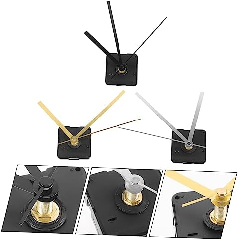 3 Sets Silent Clock Movement Mechanism DIY Clock Hands Kit Clock Parts Replacement