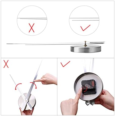 CISHZIX Modern Wall Clock Mechanism with Open Design