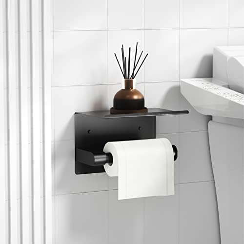 Effortlessly Mount Your Toilet Paper with 5-in-1 Storage Solution