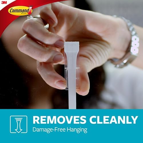 Command Hand Towel Bar Durable Bathroom Fixture 9 in Bar Length