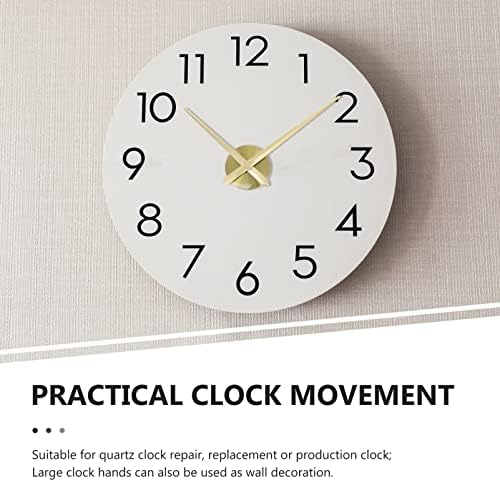3D Wall Clock Mechanism Replacement with High-Quality Aluminum