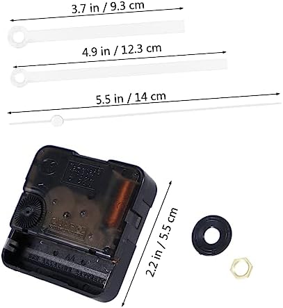 HoliBanna Replacement Silent Clock Movement Kit White