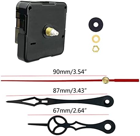 Reliable Clock Movement Repair Kit for 13mm Shaft with Hour Second Hands