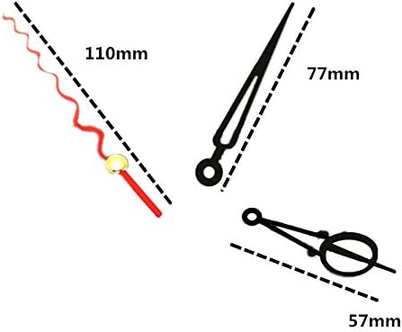 Delmitan 10-Pack 13mm Shaft Clock Movement