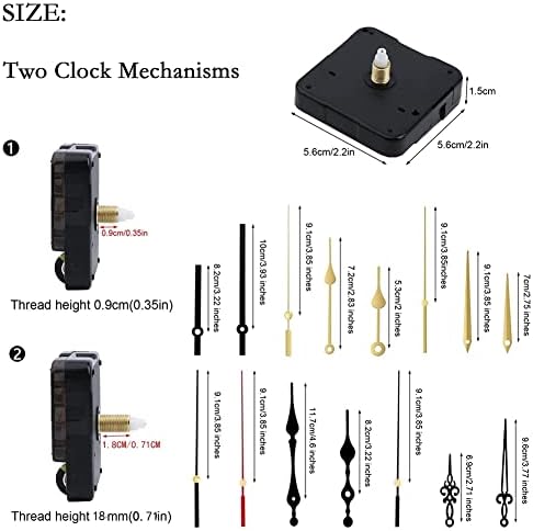 Silent Wall Clock Movement Parts
