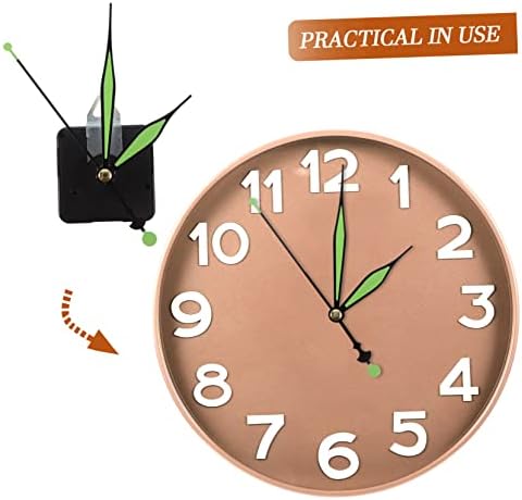 Silent Clock Kit for Repair and Battery Operated with Glowing Hands
