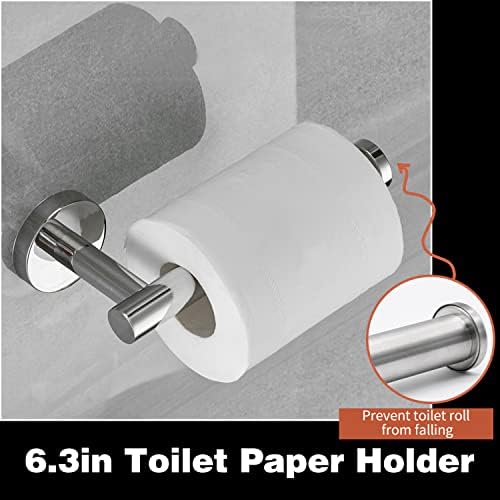 Complete 10-Piece Bathroom Hardware Set Modern Brushed Nickel Design
