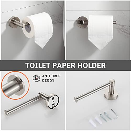 Adjustable Bathroom Towel Holder Set with 24 Bar