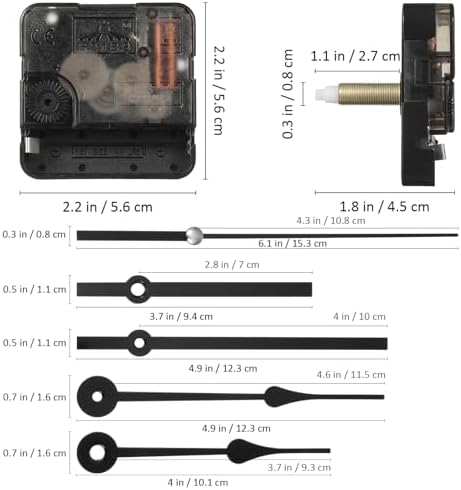 Uonlytech Clock Mechanism Replacement Kit