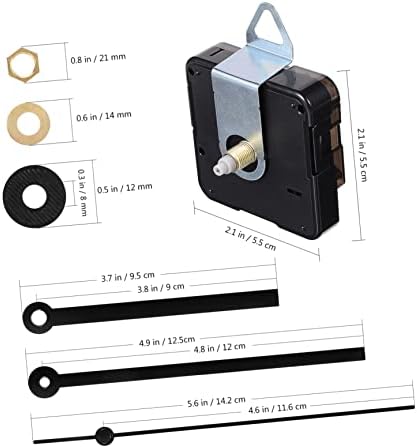 Precision Clock Movement Repair Kit with 8 Replacement Parts