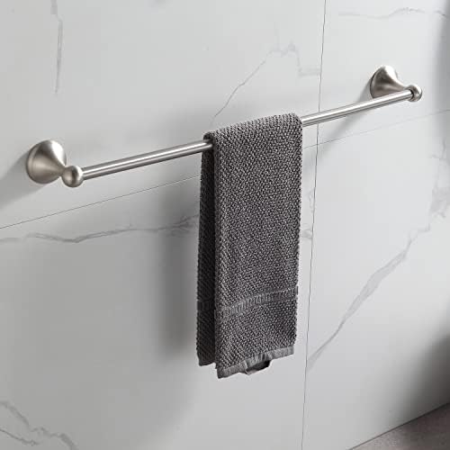 BGL 4-Piece Bathroom Set Adjustable Towel Bar Wall-Mounted Design
