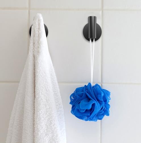 Towel Hook Set Matte Black