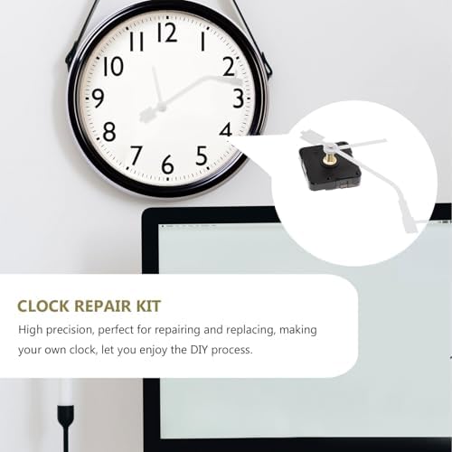 Uonlytech Precision Clock Movement Replacement Mute Clock Mechanism Kit Durable Easy to Use
