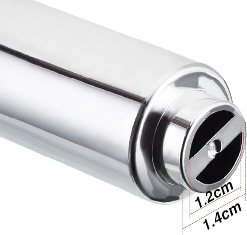 TuoxinEM Spring Loaded Toilet Paper Holder Chrome Silver