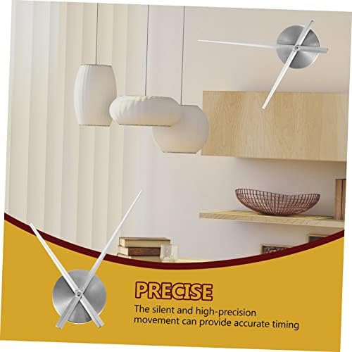 Oversized DIY Wall Clock Parts - clock movement 3D design Silver Alloy