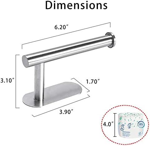 Secure 3M Toilet Paper Holder Stainless Steel Easy