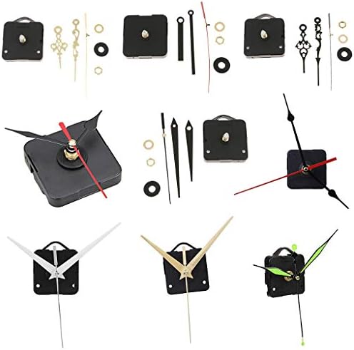 Delmitan ColorD Wall Quartz Clock Mechanism Replacement Set