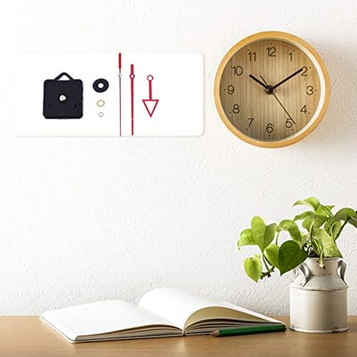 EXCEART RED CLOCK MOVEMENT HIGH PRECISION KIT