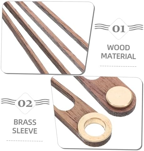 UKCOCO 5 Sets Wooden Clock Hands Replacement Kit
