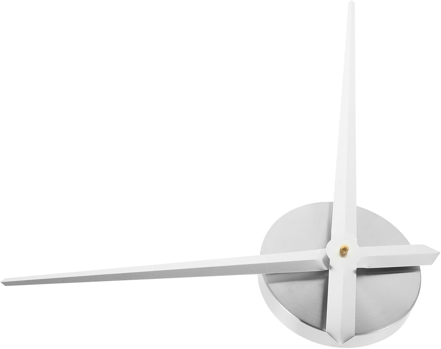 STOBAZA DIY Battery Operated Wall Clock Movement with Silver Metal Hands
