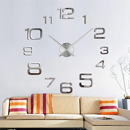 Sturdy Metal Wall Clock with Quiet Movement