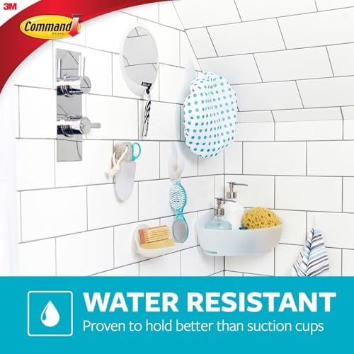 Command Hand Towel Bar Durable Bathroom Fixture 9 in Bar Length