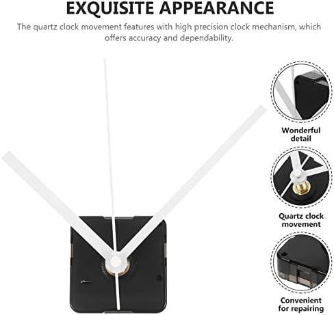 SUPVOX Clock Mechanism Replacements for DIY Wall Clocks 2-Piece Set