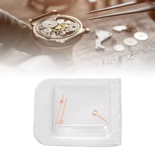 Sturdy Clock Movement Hands Set for Watch Repair with Rose Gold Finish