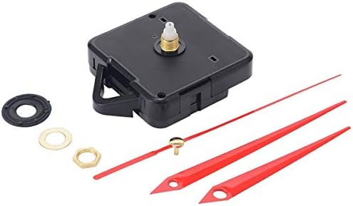 Essential Wall Clock Repair Kit Red Hands