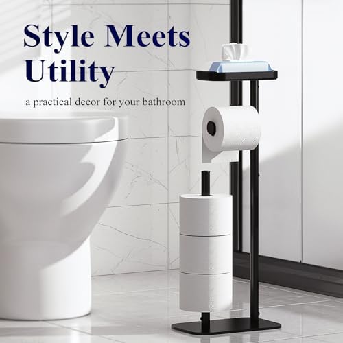 Kitsure Toilet Paper Holder Stand