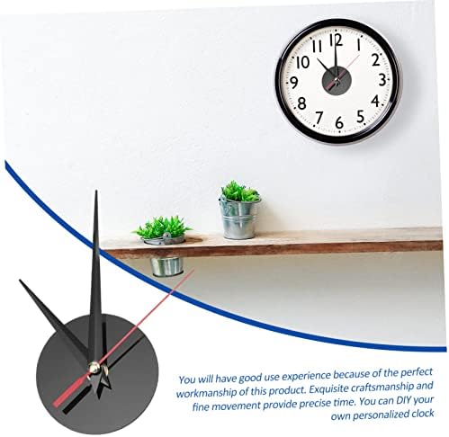 BUTIFULSIC Acrylic Aluminum Alloy Torque Clock Mechanism Set for Wall Clocks