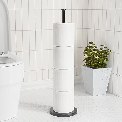 Modern Niffgaff Toilet Paper Holder Stand with Reserve Function