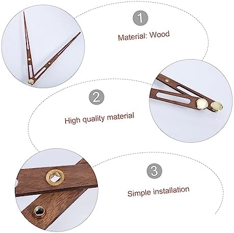 Mikikit 50cm Wall Clock Hand Replacement Set - Modern Nordic Style