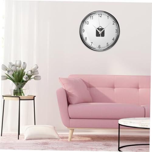 Homoyoyo Wall Clock Movement Kit 3-Hand Replacement with Silver Precise