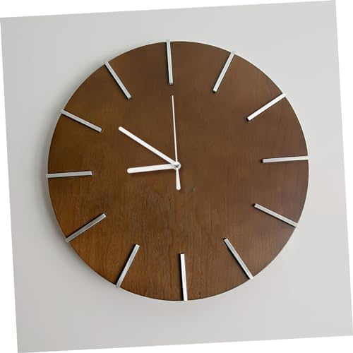 Angoily Clock White Wall Clock Hands Plastic Mechanism Kit