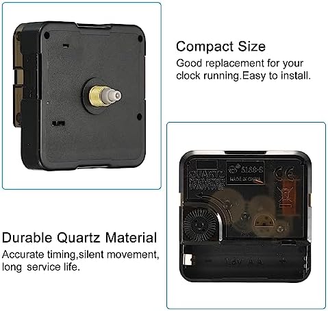 Battery Operated Quiet Mute Clock Movement from PATIKIL