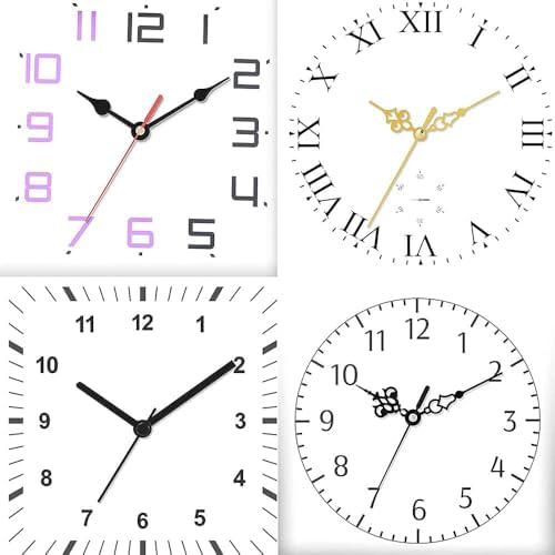 7 Sets Quartz Clock Movement Mechanisms