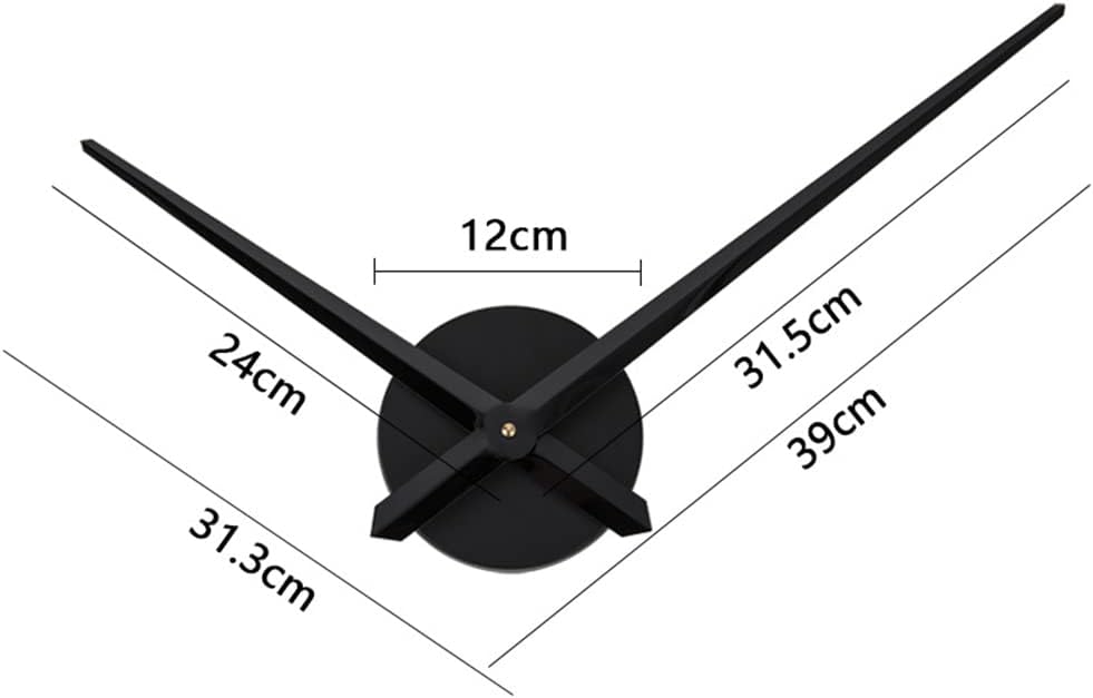 Sturdy Metal Wall Clock with Quiet Movement