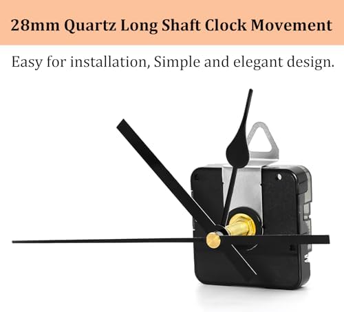 Precise 28mm quartz clock movement kit