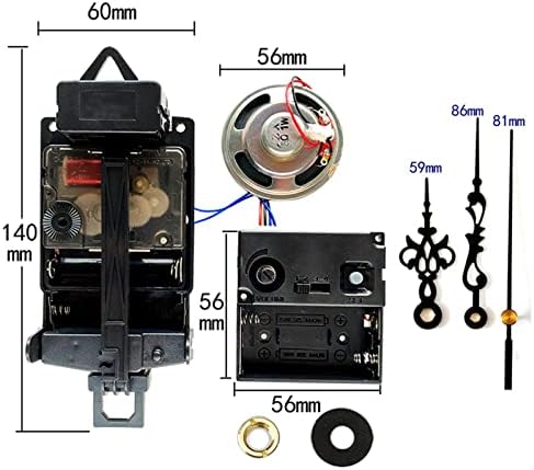 Complete Pendulum Clock Movement Repair Kit for DIY