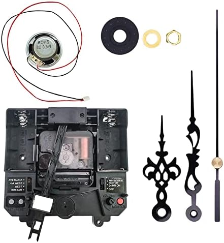 Milageto Quartz Clock Kit Easy to Repair Wallet Moved Sounds