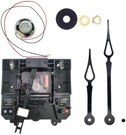 CVZQTESimple 300g Plastic Music Box Clock Movement