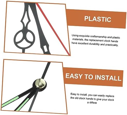 Replacement Clock Hands Kit for Wall Clocks Aluminum 15 Sets