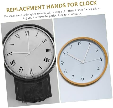 Precision-Forged Plastic Clock Hands Kit for Wall Clocks and Watches