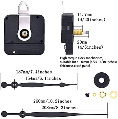 Silent Sure 8 Wall Clock Repair Kit by MLLEP
