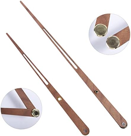 Large Wooden Clock Pointer Black Walnut Decor for DIY