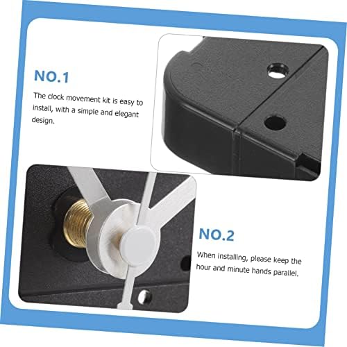 HOMOCONO Plastic Iron Clock Mechanism Kit Reverse Counter Clockwise Movement