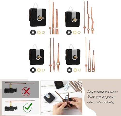 Easy_install Wood Wall Clock Movement Repair Kit