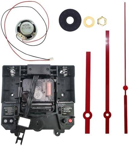CVZQTESimple 300g Plastic Music Box Clock Movement
